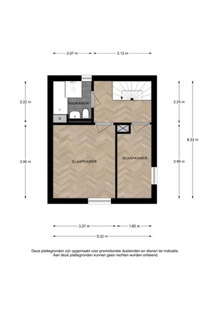 Floorplan - Kievit 33, 7423 DA Deventer